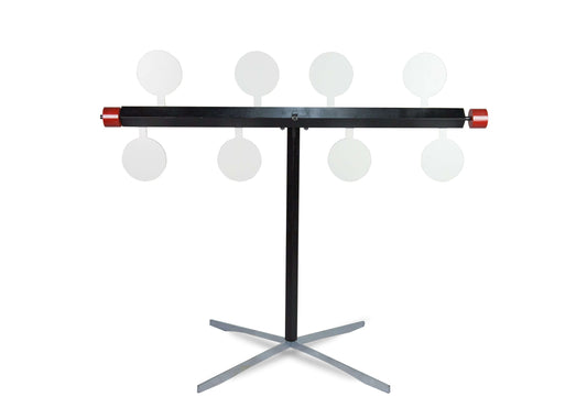 MTS Beam – dynamický otočný terč s 8 deskami AR500 a dvěma přídavnými závažími, šířka ramene 1400 mm.