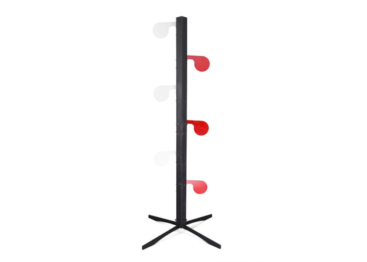 Duel Tree .22 LR – kovový terč s tenčími destičkami pro střelbu z .22 LR a rychlým resetem.